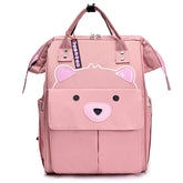 Easy to Carry Diaper Bag for Mother (Bear Peach)